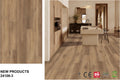 24106-3 burnished walnut floor board sample and matching room effect