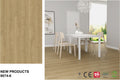 9074-6 warm honey floor board sample and matching room effect