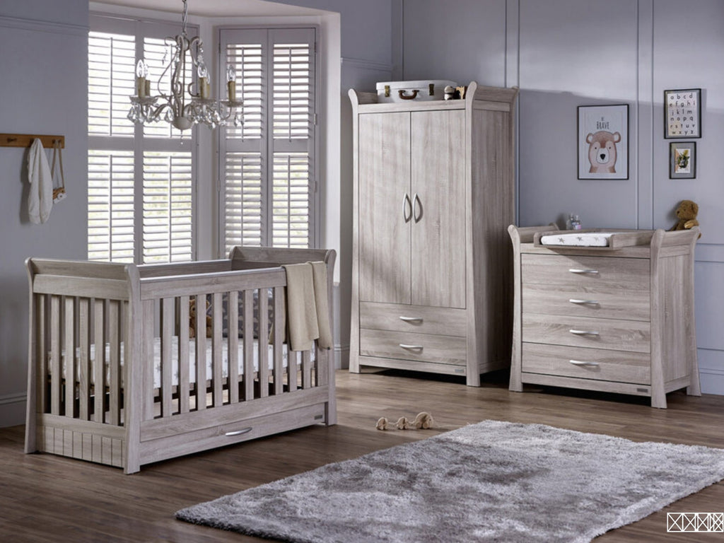 Ash Grey Growing Room complete three-piece children's room set