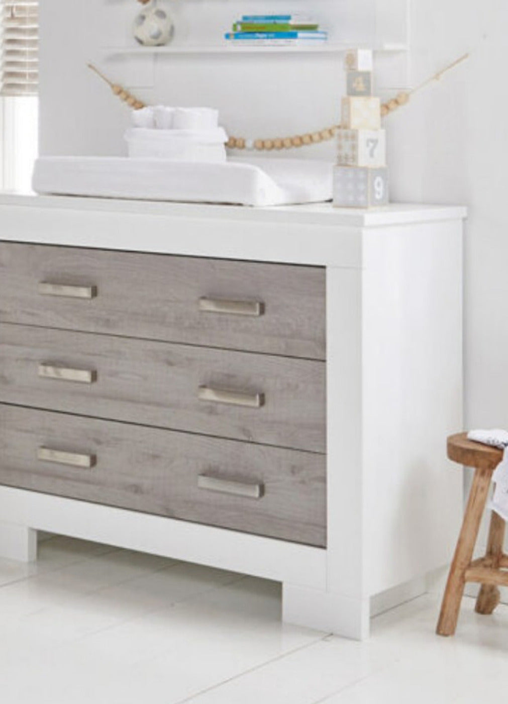 Nordic Drift Growing Room low cabinet with safety rail