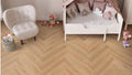 JBS-0976 1.2M herringbone flooring in a finished room