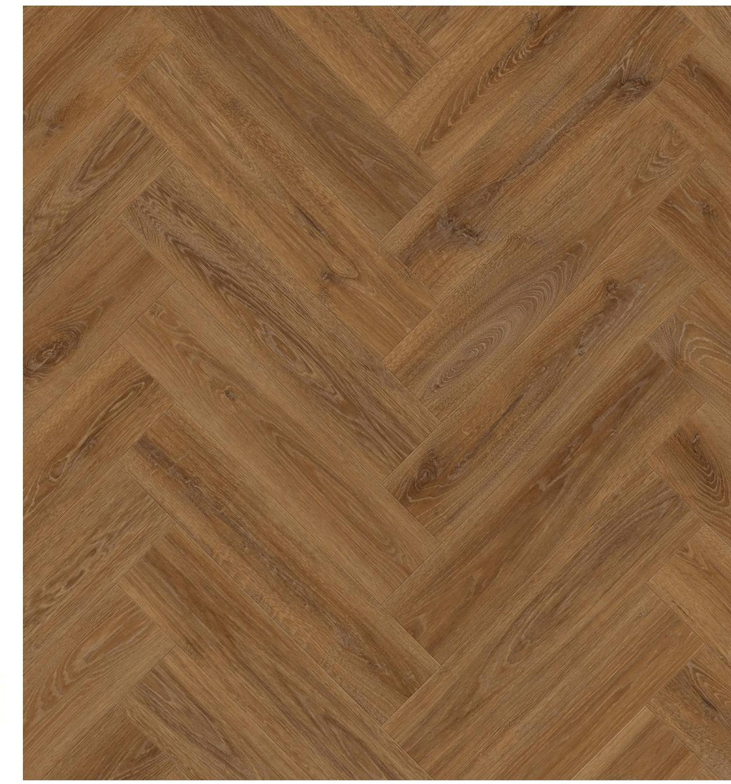 JBS-3024 2.4M herringbone flooring installed pattern